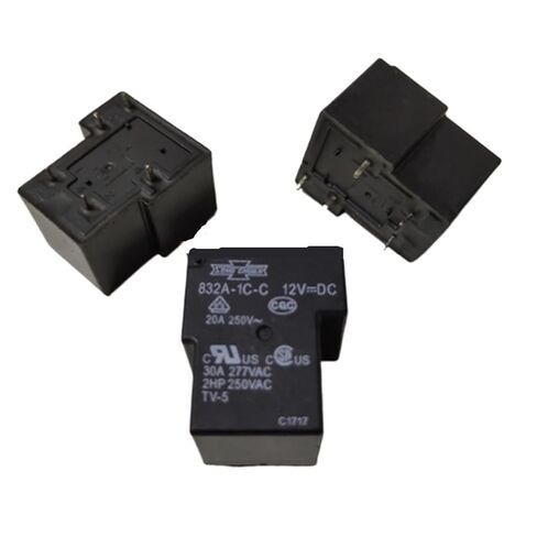 10pcs/lot Relay 832A-1C-C 12VDC 24VDC 5pins(832A-1C-C 12VDC) in Saudi Arabia