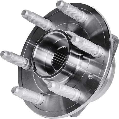 Detroit Axle - Front 4pc Wheel Bearing Hubs Kit for 10-16 Cadillac SRX, 2 Outer Tie Rod Ends 2 Wheel Bearing and Hubs 2010 2011 2012 2013 2014 2015 2016 Replacement in Kuwait