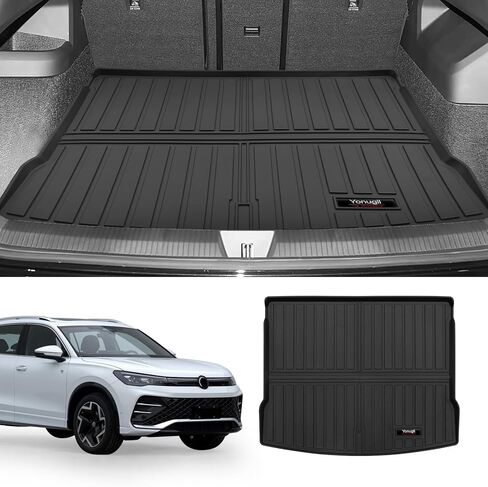 Custom for 2018-2024 VW Tiguan 5 Seat Cargo Mats Trunk Liner All Weather TPE Protection Mat Accessories (for 2018-2024 VW Tiguan) in Saudi Arabia