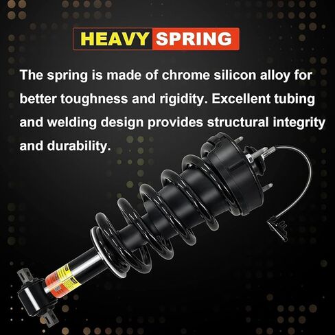 84176631 84178213 4PCS Z95 Front Rear Shocks Struts Assembly w/Magnetic Compatible with Chevy Silverado 1500 2015-2018,fits for GMC Sierra 1500 2015-2018 in Saudi Arabia