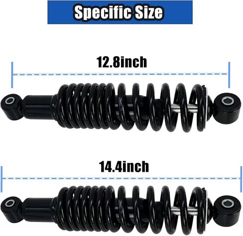 2PCS Golf Cart Rear Shock Absorbers .Compatible with Yamaha Gas and Electric G29 Drive, G22, G20, G19, G16 and G14 Golf Cart Models.Replacement OE for JN4-F2210-00-00, JN3-F2210-00（Black) in Saudi Arabia