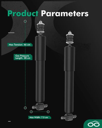 SCITOO Front Shocks Set of 2 for Silverado 1500, Shocks Absorbers and Struts Fits 99 00 01 02 03 04 05 06 07 for Chevy for Silverado 1500,99 00 01 02 03 04 05 06 07 for GMC for Sierra 1500 in Kuwait