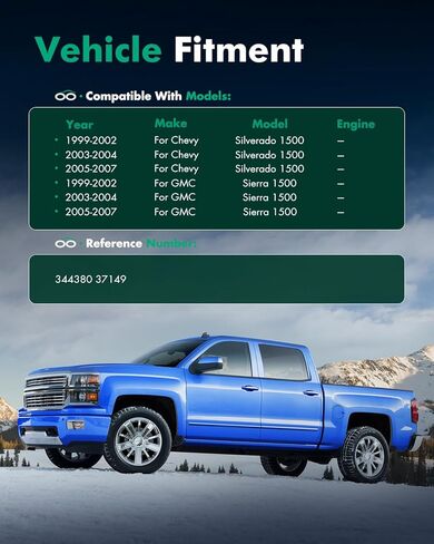 SCITOO Front Shocks Set of 2 for Silverado 1500, Shocks Absorbers and Struts Fits 99 00 01 02 03 04 05 06 07 for Chevy for Silverado 1500,99 00 01 02 03 04 05 06 07 for GMC for Sierra 1500 in Kuwait