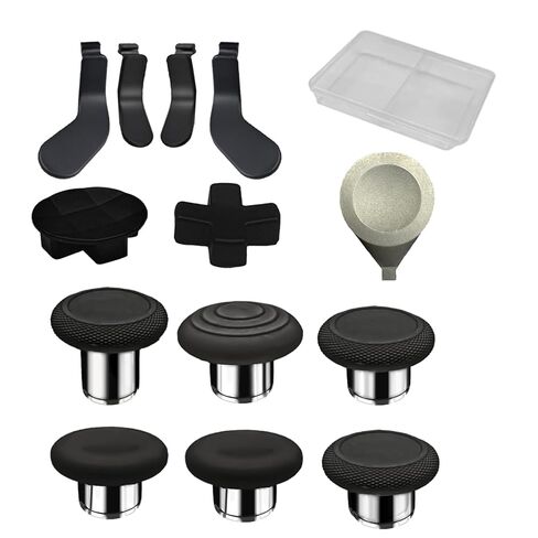 13in1 Metal Thumbsticks Accessories for Xbox Elite Controller Series 2 Core,Metal Thumbsticks Paddles Repair Kit Replacement for Elite Series 2 Core with 6 Swap Joystick,4 Paddles,2 D-Pads,1Tool(Blue) in Kuwait