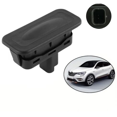مفتاح فتح الباب الخلفي لـ Megane لـ Clio لـ Captur لـ Scenic لـ Laguna سيارة الباب الخلفي التمهيد فتاحة التبديل غطاء زر الإصدار البلاستيك in Kuwait