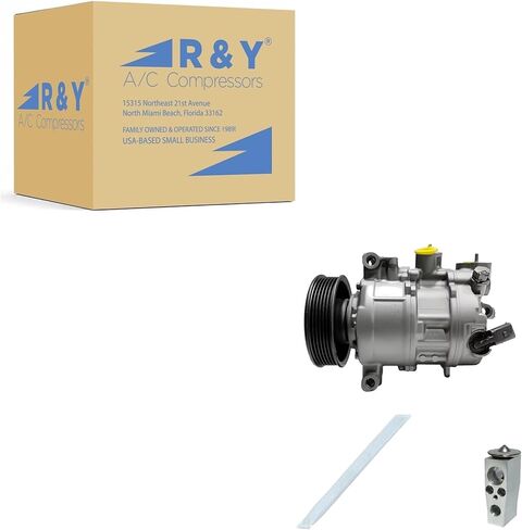 RYC Automotive Air Conditioning Compressor and Clutch Kit KT F069 (Fits Volkswagen Tiguan 1.4L, 2.0L 2018, 2019, 2020) in Kuwait