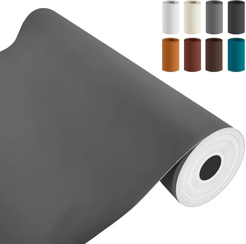 Leather Repair Patch 17X158 Inch Self Adhesive Leather Repair, Large Leather Repair Tape for Couches, Furniture, Car Seats, Cabinets, Sofa, Handbags (Black, 17X158 Inch) in Saudi Arabia