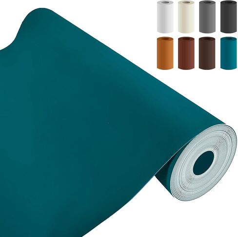 Leather Repair Patch 17X158 Inch Self Adhesive Leather Repair, Large Leather Repair Tape for Couches, Furniture, Car Seats, Cabinets, Sofa, Handbags (Black, 17X158 Inch) in Saudi Arabia