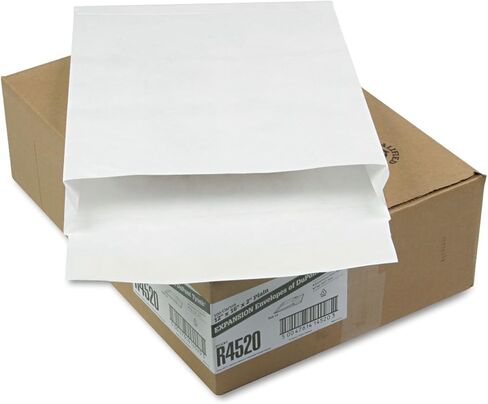 Survivor R4520 Tyvek Open-End Envelope,Plain,12-Inch x16-Inch x2-Inch,100/CT,White in Saudi Arabia