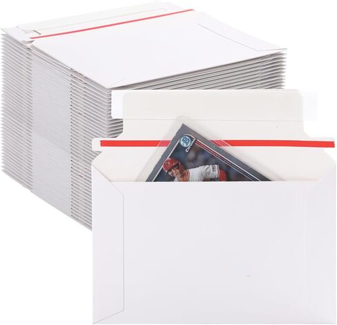 400 Count Trading Card Envelopes 6" x 4" Trading Card Mailers for Shipping, Perfect Sized Shipping Envelope for Mailing Semi-Rigid and Toploaders, Protector Supplies in Saudi Arabia