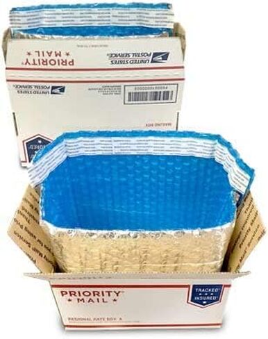 Foil Insulated Box Liners, 12" x 12" x 6" - 5/Case (Fits in USPS Priority Mail Boxes) in Saudi Arabia