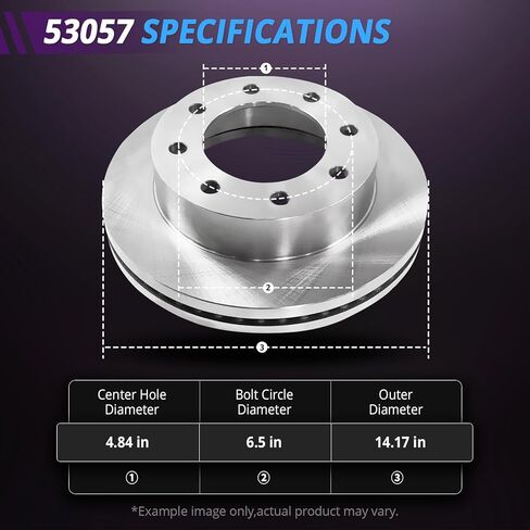 استبدال مجموعة الفرامل الأمامية 14.17 بوصة لـ 2011 2012 2013 2014 2015 2016 2017 2018 Ram 2500 3500، 2012 1500، 2009 2010 Dodge Ram 2500 3500 الفرامل والدوارات، وسادات السيراميك 53057 1399 in Kuwait