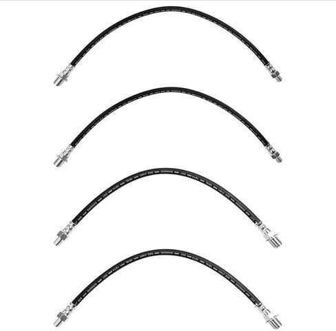 Front and Rear Brake Line - Hydraulic Brake Hose Kit Replacement for International Harvester A132 1957 1958, for International Harvester R110 1953 1954 1955 in Kuwait