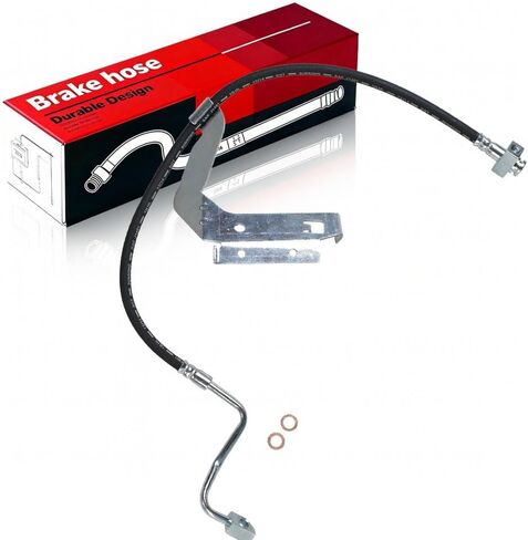 خرطوم الفرامل الهيدروليكي الأيمن الأمامي لسيارة Ford F-350 Super Duty 2011 2012 6.2L V8، لسيارة Ford F-350 Super Duty 2011 2012 6.7L V8 ديزل بشاحن توربيني أمامي يمين 4WD؛ استبدال خرطوم مطاطي # BC3Z2078D in Kuwait
