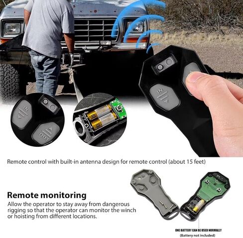 Wireless Winch Remote Control Handset Switch Suitable for 12 Volt Trailer, Hydraulic Pump, Lift Jack in Saudi Arabia