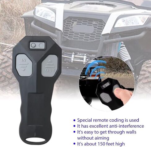 Wireless Winch Remote Control Handset Switch Suitable for 12 Volt Trailer, Hydraulic Pump, Lift Jack in Saudi Arabia