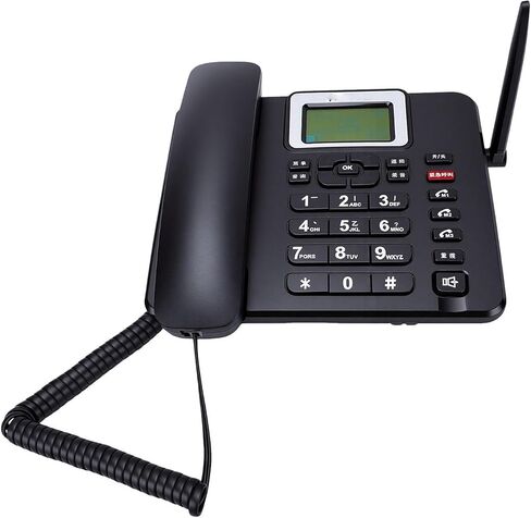 Tangxi 4G GSM هاتف أرضي لاسلكي مع بطاقة SIM، هاتف مكتب GSM كلاسيكي لاسلكي مع SOS في حالات الطوارئ، سهل الاستخدام للعمل أو العائلة in Kuwait