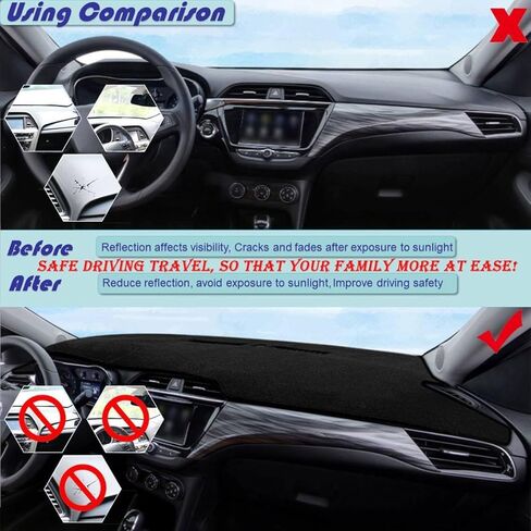 Dashboard Cover Fit for Alfa Romeo Giulia 2017-2026,Dash Cover Pad,Custom Faux Suede/Non-Slip/Red line in Saudi Arabia