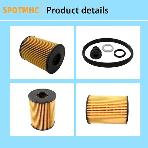 26350-2S000 Oil Filter Assembly Fit for Hyundai Tucson Sonata Santa Fit for Kia Sorento K5 Sportage 2.5L Engine Replacement Part 263502S000 21513-23001 PG99527EX with Sealing Ring Sealing Plug in Saudi Arabia