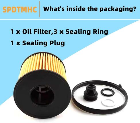 26350-2S000 Oil Filter Assembly Fit for Hyundai Tucson Sonata Santa Fit for Kia Sorento K5 Sportage 2.5L Engine Replacement Part 263502S000 21513-23001 PG99527EX with Sealing Ring Sealing Plug in Saudi Arabia
