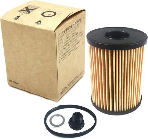 Engine Oil Filter compatible with select HYUNDAI KIA models 2021-2025 OE# 26350-2S001 in Kuwait
