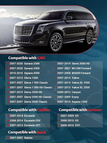 طقم مضخة مياه AW6009 مع حشية معدنية وثرموستات مناسب لـ 2007-2020 سيلفرادو 1500 تاهو أفالانش سوبربان، سييرا 1500 يوكون سافانا، Hu-mmer H2 H3 يناسب 4.8L 5.3L 6.0L 6.2L V8، #45010، 252-901 in Kuwait