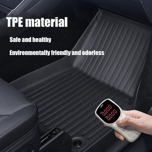 All Weather Floor Mat Compatible for Tesla Model 3 2025 2024 2023 2022 2021，2024 2025 Highland Floor Mats Set (6 Pieces) Heavy Duty Accessories,Black in Saudi Arabia