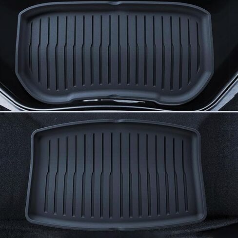 All Weather Floor Mat Compatible for Tesla Model 3 2025 2024 2023 2022 2021，2024 2025 Highland Floor Mats Set (6 Pieces) Heavy Duty Accessories,Black in Saudi Arabia