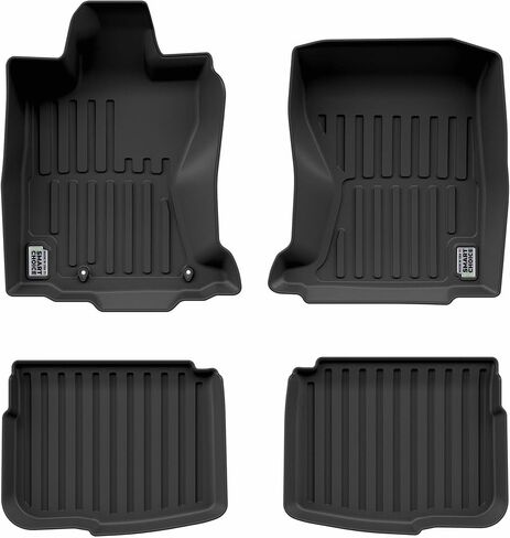 Smart Choice Car Floor Mats Custom fit for 2020-2025 Subaru Outback/Legacy - Made in USA - Black - Full Set 1st & 2nd Row in Saudi Arabia