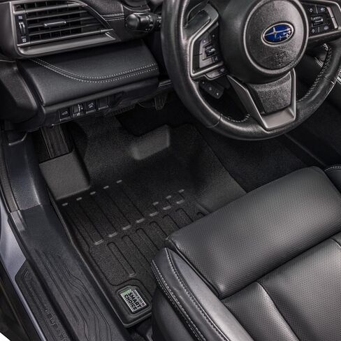 Smart Choice Car Floor Mats Custom fit for 2020-2025 Subaru Outback/Legacy - Made in USA - Black - Full Set 1st & 2nd Row in Saudi Arabia