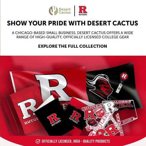 Desert Cactus Rutgers University Cupcake Topper and Cake Toppers Set - Scarlet Knights 25 Pcs Party Supplies, Decorations and Favors in Kuwait