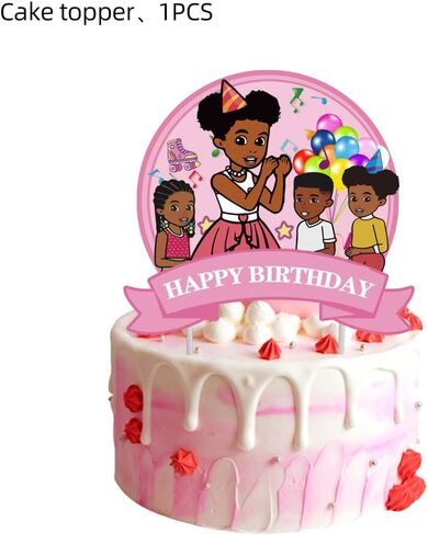 25pcs Children Cake Toppers Cupcake Toppers Cake Decorations,Children Birthday Party Supplies Decorations (8) in Saudi Arabia
