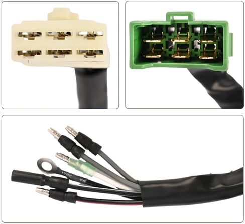 Voltage Regulator Rectifier SH748AA with Wire Harness for Honda GX270 GX440 GX610 GX620 GX630 GX640 GX660 GX670 GX690 Engines, Replaces 31620-ZG5-033 32105-Z6L-0001 in Saudi Arabia