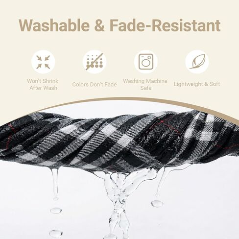 Q&J Fabric Co. 10 Pcs 8 x 12 Inch Plaid Fabric,Gingham Fabric,4.42 oz/yd²,Checkered Cloth Tartan Jelly Squares Quilting Bundles Precut Patchwork Poly-Cotton Strips for DIY Craft Sewing Decoration in Saudi Arabia