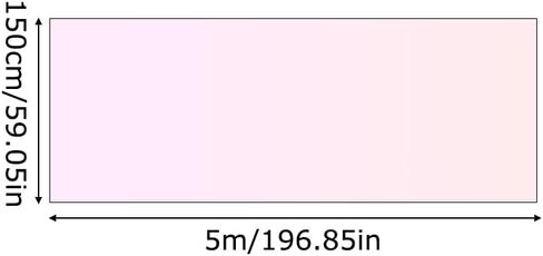 5.5 Yards Sheer Iridescent Organza Fabric for Halloween, Wedding, and DIY Projects, 59 inches Wide Silk Organza, Gauze, and Holographic Tulle Fabric for Fashion Designers and Gift Decoration in Kuwait
