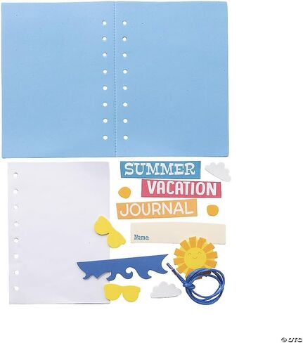 مجموعات الحرف اليدوية من Fun Express Summer Vacation Journal، تصنع 12 قطعة من لوازم الفنون والحرف اليدوية in Kuwait