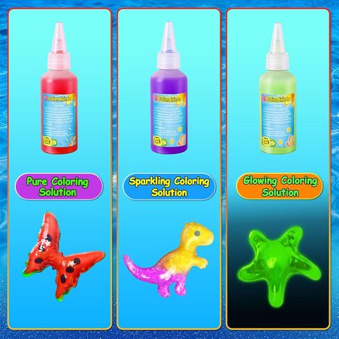JOPSHEEN Magic Water Elf Toy Kit - 20 Colors for Kids DIY Water Pets - Squishies Maker Crafts Birthday Gifts for Boys and Girls in Saudi Arabia