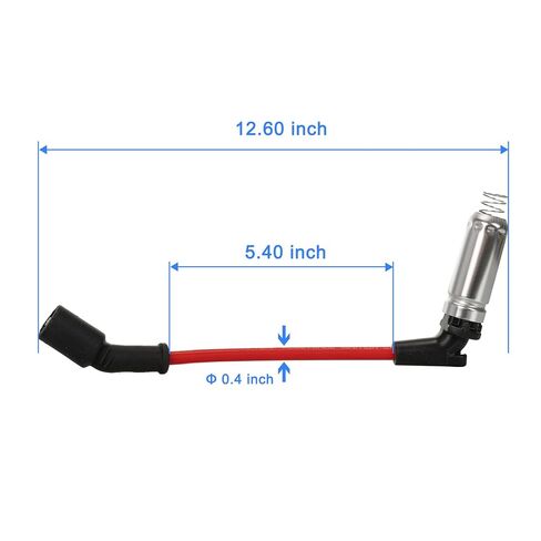 8Pcs High Performance Spark Plug Ignition Wires, Premium Set, Fits for 2000-2009 GMC Chevy V8 in Saudi Arabia