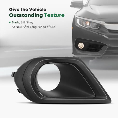 YHTAUTO Fog Light Bezel Fits Subaru Forester 2014-2016 H4 2.5L Front Bumper Fog Light Cover Trim Left Driver Side in Kuwait