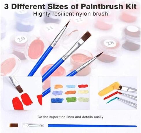 ZMHZMY Paint by Numbers Kit for Adults,Rabbit Bunny Graffiti,Paintings for Home Toys and Games,40x50cm Without Frame in Kuwait