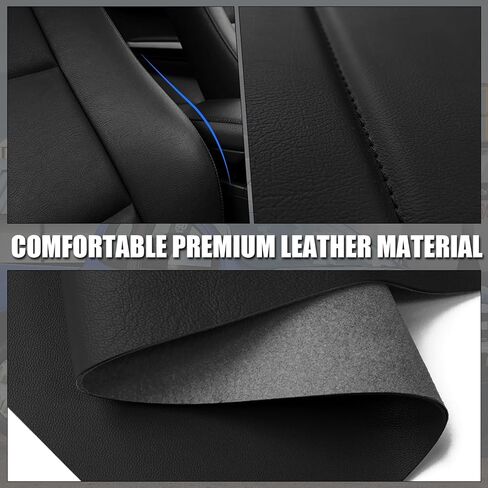 SAPUBK Custom-Fit Front Seat Covers Replacement for Porsche 1985-1996 911 912 924 928 944 968, Driver and Passenger Premium Leather with Composite Soft Foam Lining Seat Cover in Kuwait