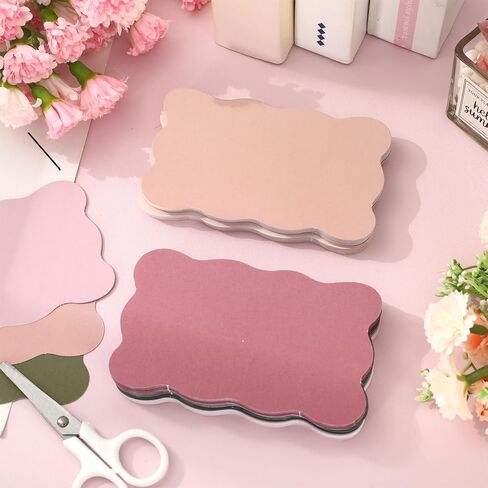 Whaline 150 Pack Antique Rose Blush Champagne Index Cards 3 x 5 Inch Cardstock Flashcard Soft Color Blank Index Cards for Note-taking Studying Organizing School Office Supplies in Kuwait
