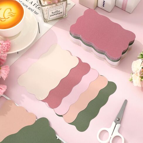 Whaline 150 Pack Antique Rose Blush Champagne Index Cards 3 x 5 Inch Cardstock Flashcard Soft Color Blank Index Cards for Note-taking Studying Organizing School Office Supplies in Kuwait