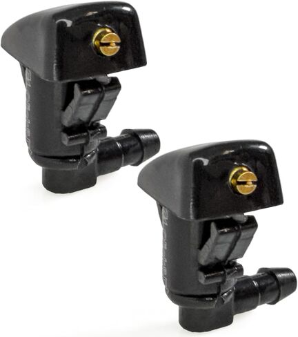 Adjustable Windshield Washer Nozzles compatible with Mercury Milan 2006-2012, Ford Fusion, Lincoln MKZ - Wiper water spray jets replaces 8E5Z17603A, Click&Fit 2-pcs in Kuwait