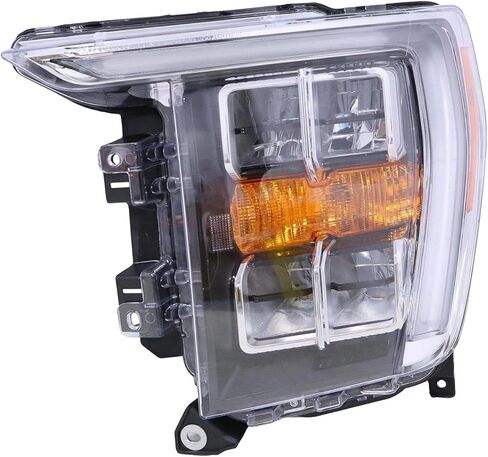 Priprilod Full LED Headlight Compatible with Ford F-150 2021-2023 Driver Left Chrome Bezel w/o AFS NL3Z13008G ML3Z13008F in Kuwait