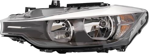 LOYALHEARTDY For 2012 2013 2014 2015BMW 320i/325i/328i Halogen Headlight Assembly w/Bulbs, Left Driver and Right Passenger Side Front Headlight Headlamp Chrome Housing |63117338710 63117338709 |LH+RH in Saudi Arabia