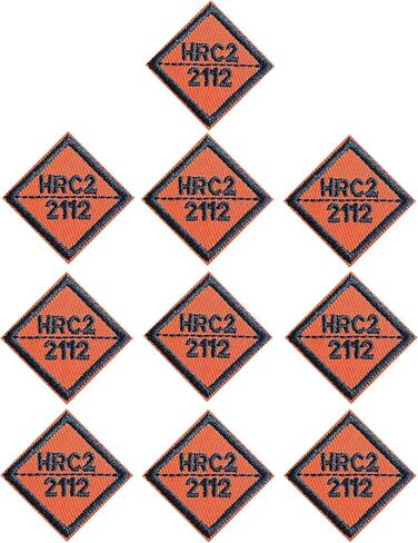 10-Pack HRC2 Embroidered Iron-On & Sew-On Patch Set – Customizable Patches for Jackets, Jeans, Hats, Backpacks & Socks – Tactical-Style & DIY Accessories in Saudi Arabia