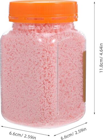 Holibanna Sponge Tree Powder 400Ml Pink DIY Scenery Basing Powder Miniature Shrub Sponge Terrain Decoration for Fairy Garden Railway Model Building in Kuwait