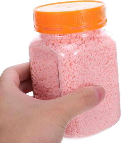 Holibanna Sponge Tree Powder 400Ml Pink DIY Scenery Basing Powder Miniature Shrub Sponge Terrain Decoration for Fairy Garden Railway Model Building in Kuwait
