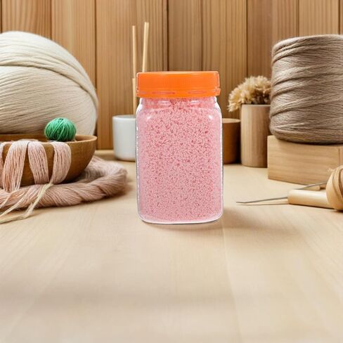 Holibanna Sponge Tree Powder 400Ml Pink DIY Scenery Basing Powder Miniature Shrub Sponge Terrain Decoration for Fairy Garden Railway Model Building in Kuwait